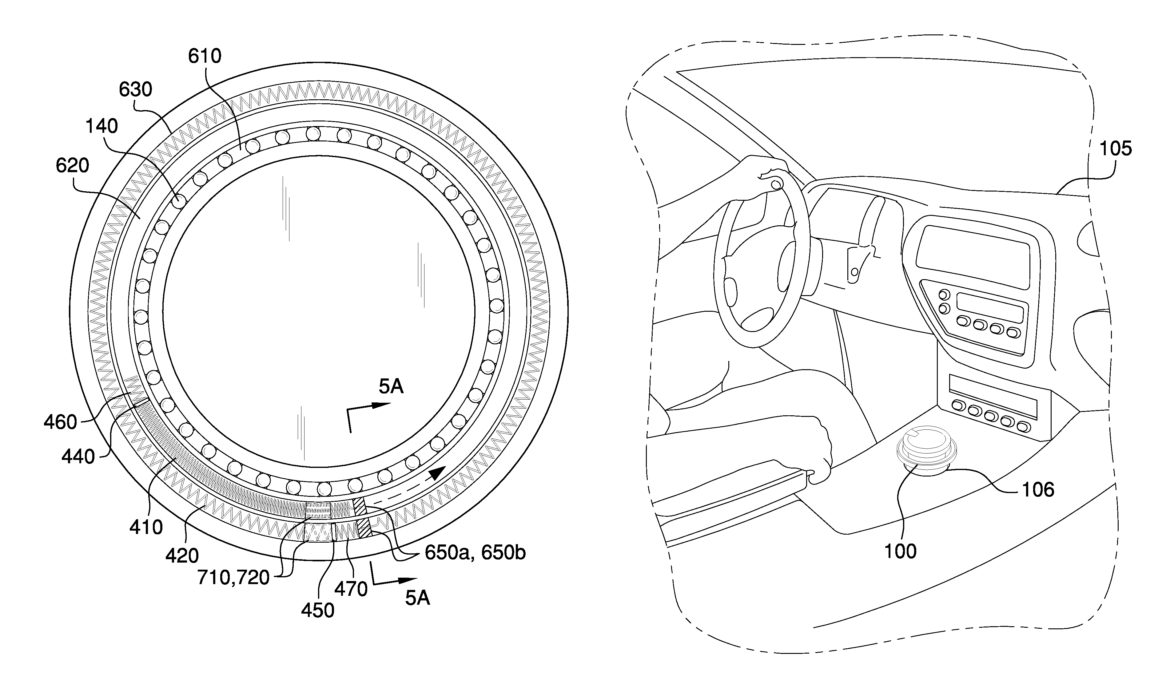 Self-rotating cup holder