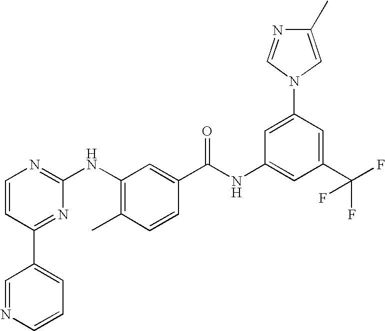 Pyrimidylaminobenzamide derivatives for systemic mastocytosis