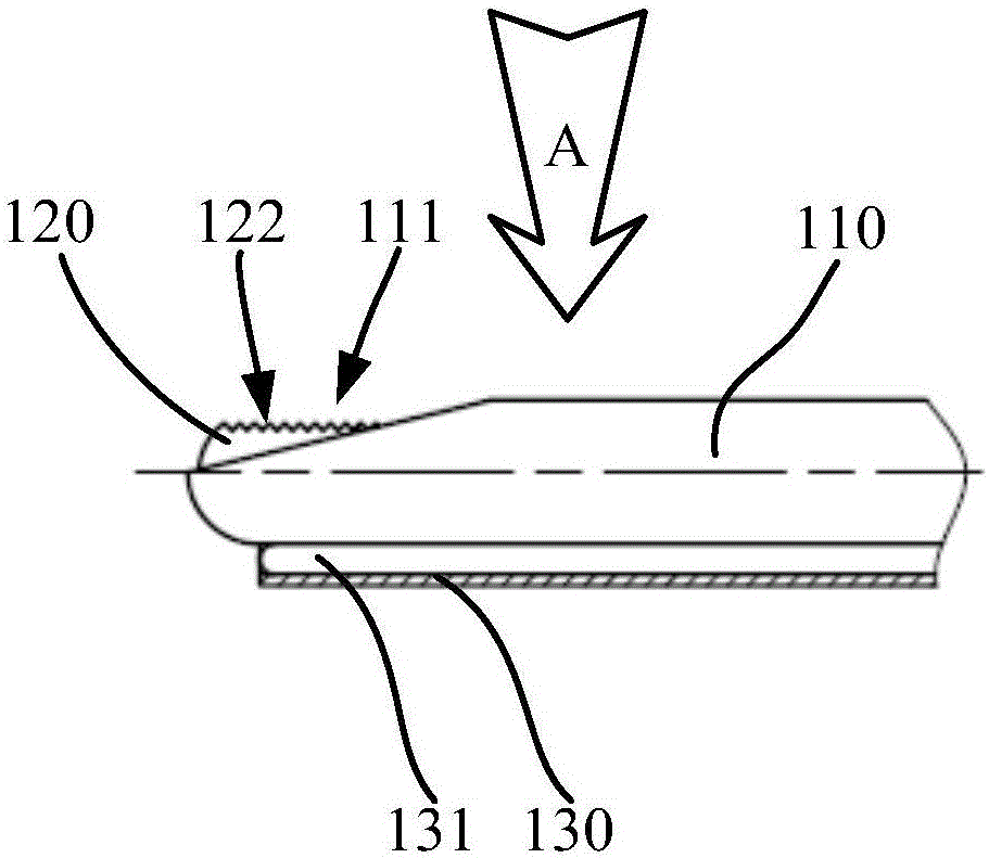 Tissue destructor tool bit and laser treatment device