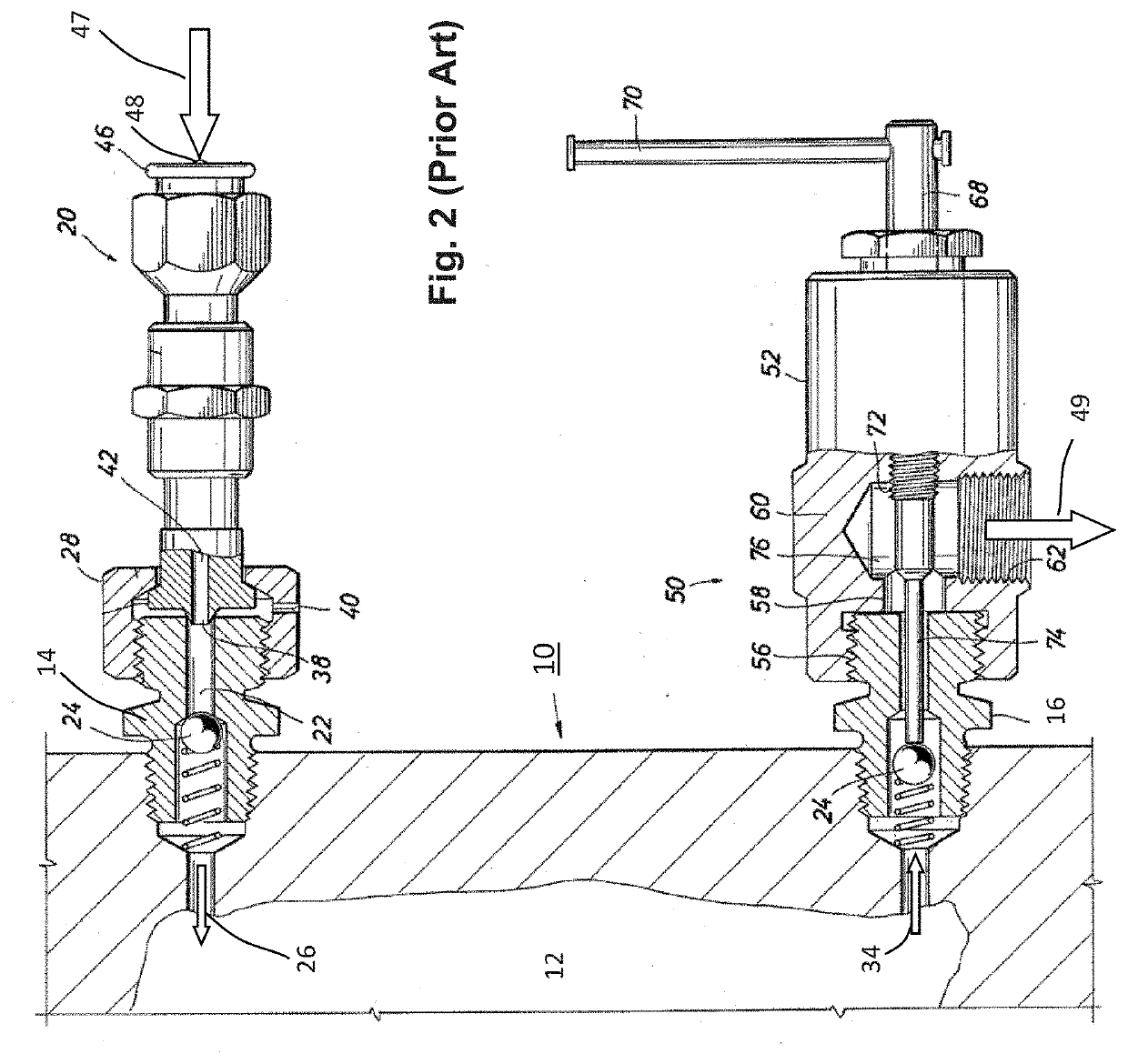 Valve grease blocks for high pressure valves and high pressure valves using the same