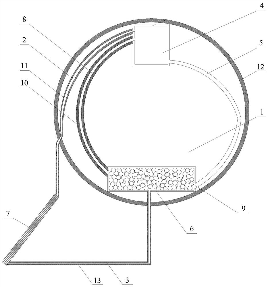 Phase-change energy storage solar biogas digester that can realize two-stage day and night self-circulation of hot water system