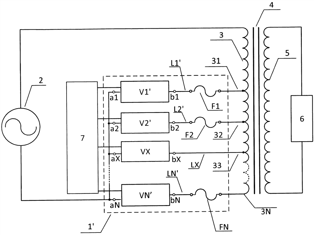 Power electronic tap changer modules for transformers