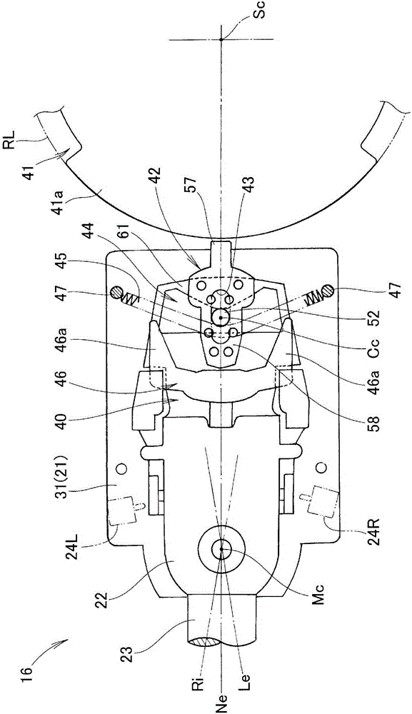 Vehicle turn signal switch device