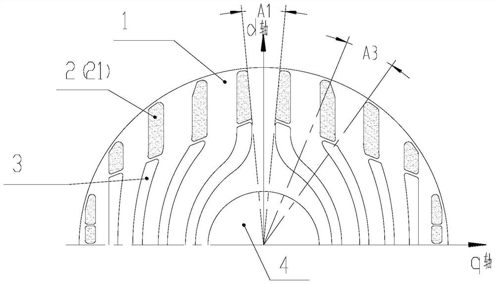 Self-starting synchronous reluctance motor rotor and motor