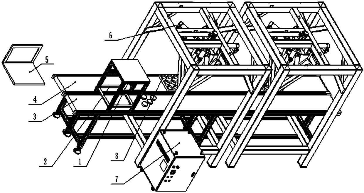 Multi-robot cooperative sorting method and system