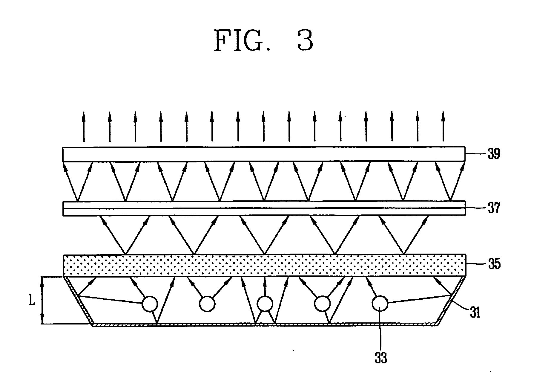 Direct type backlight unit and method for forming diffuser in the direct type backlight unit