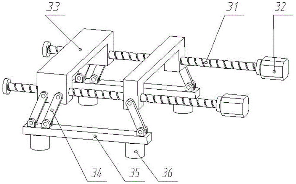 Foot adsorption wall-climbing robot movement mechanism and movement method