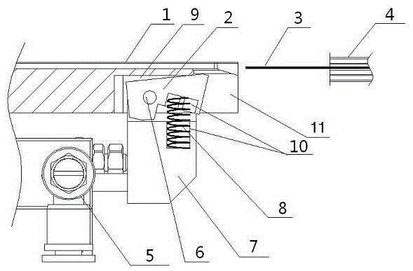 A single-drive material moving mechanism