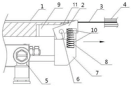 A single-drive material moving mechanism