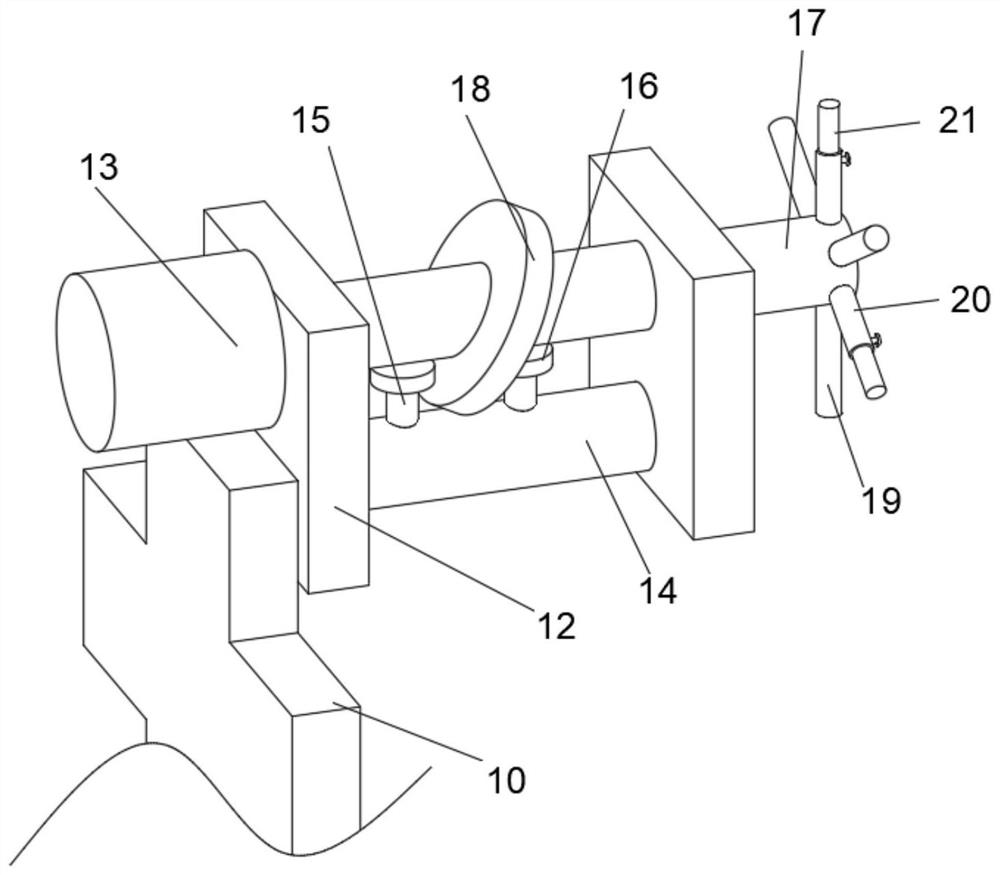 Ditching and seeding device for agriculture and forestry