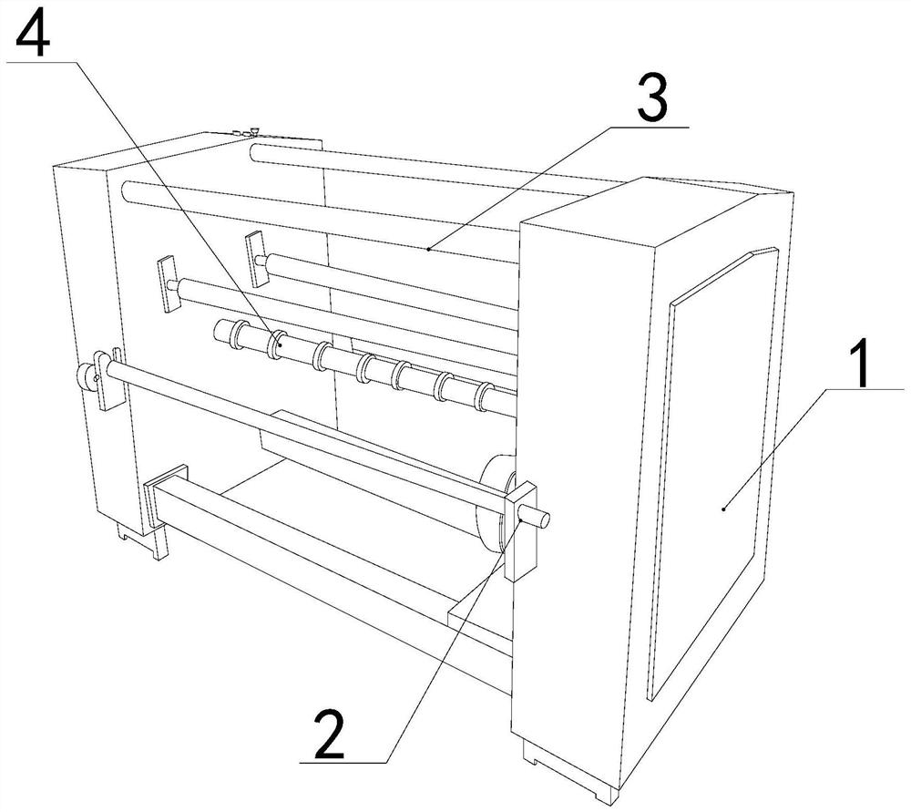 Slitting machine for lithium battery