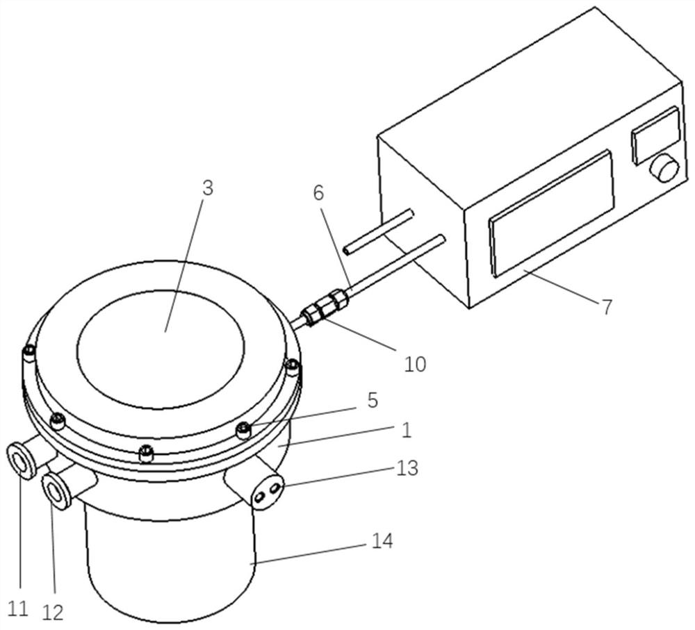 Human gamete rapid freezing and thawing visualization environment chamber maintained at normal pressure air atmosphere