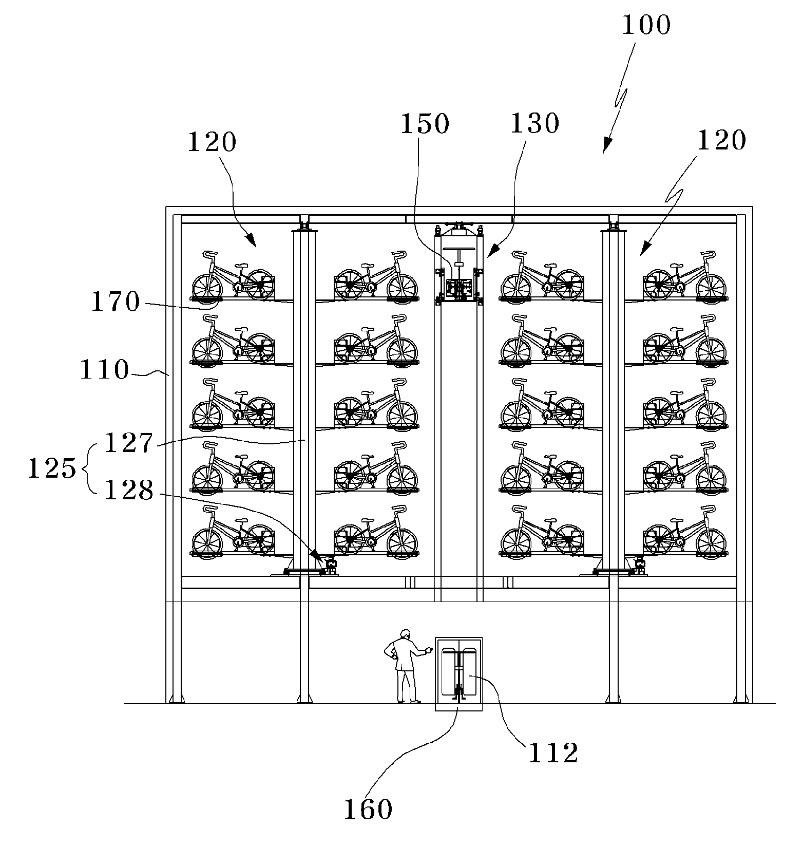 Bicycle parking apparatus