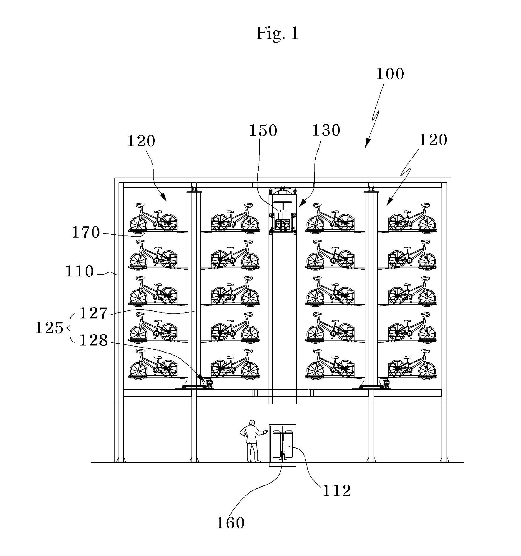 Bicycle parking apparatus