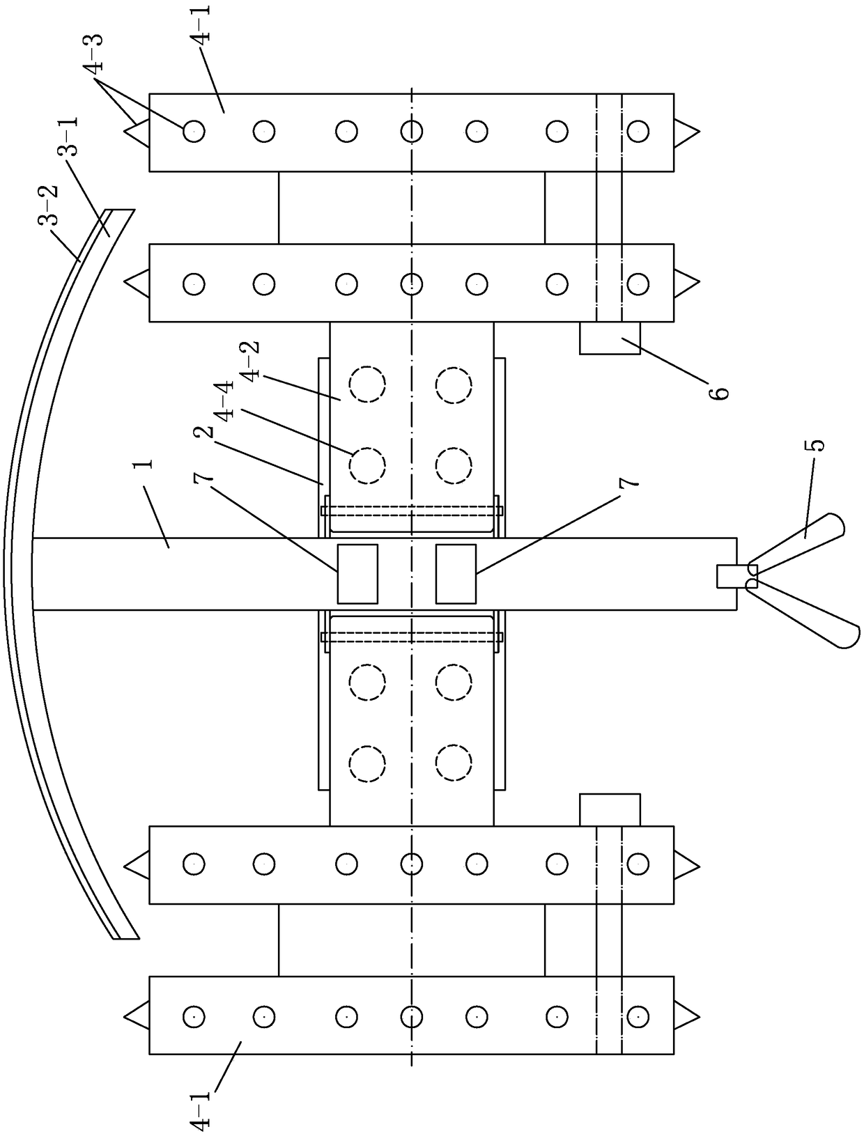 Caterpillar type mobile recultivation device for river bottom restoration