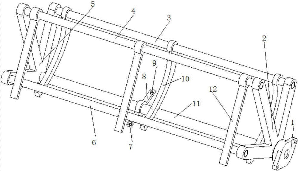 Oscillating overturning device for symmetrical parts of autobody