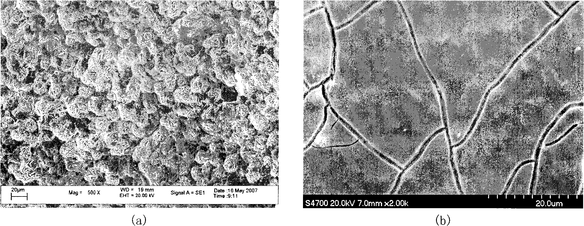Carbon nano-tube enhanced composite type metallic oxide electrode material and preparation thereof