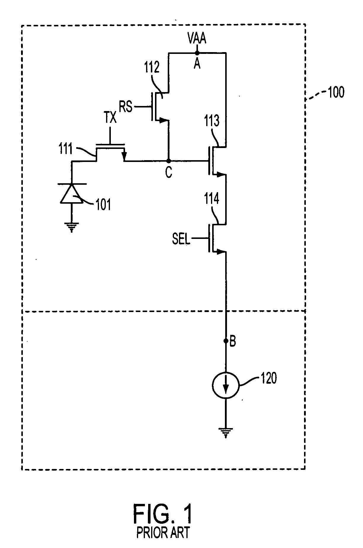 Pixel individual anti-eclipse circuit and its operation manner