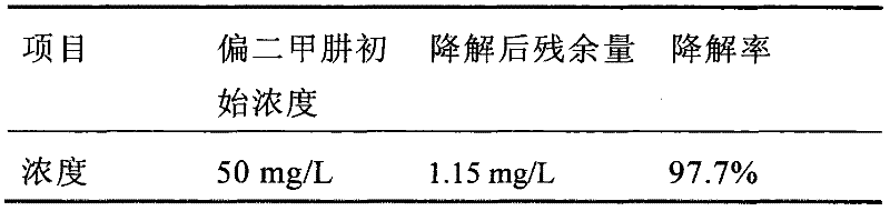 Ochrobactrum anthropi M11 for degrading unsymmetrical dimethylhydrazine and method for degrading unsymmetrical dimethylhydrazine by using ochrobactrum anthropi M11