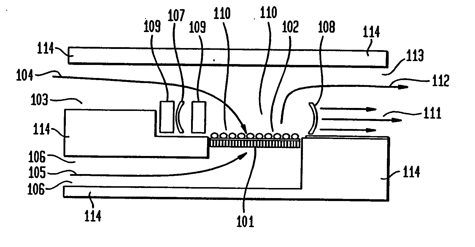 Surface catalyst infra red laser