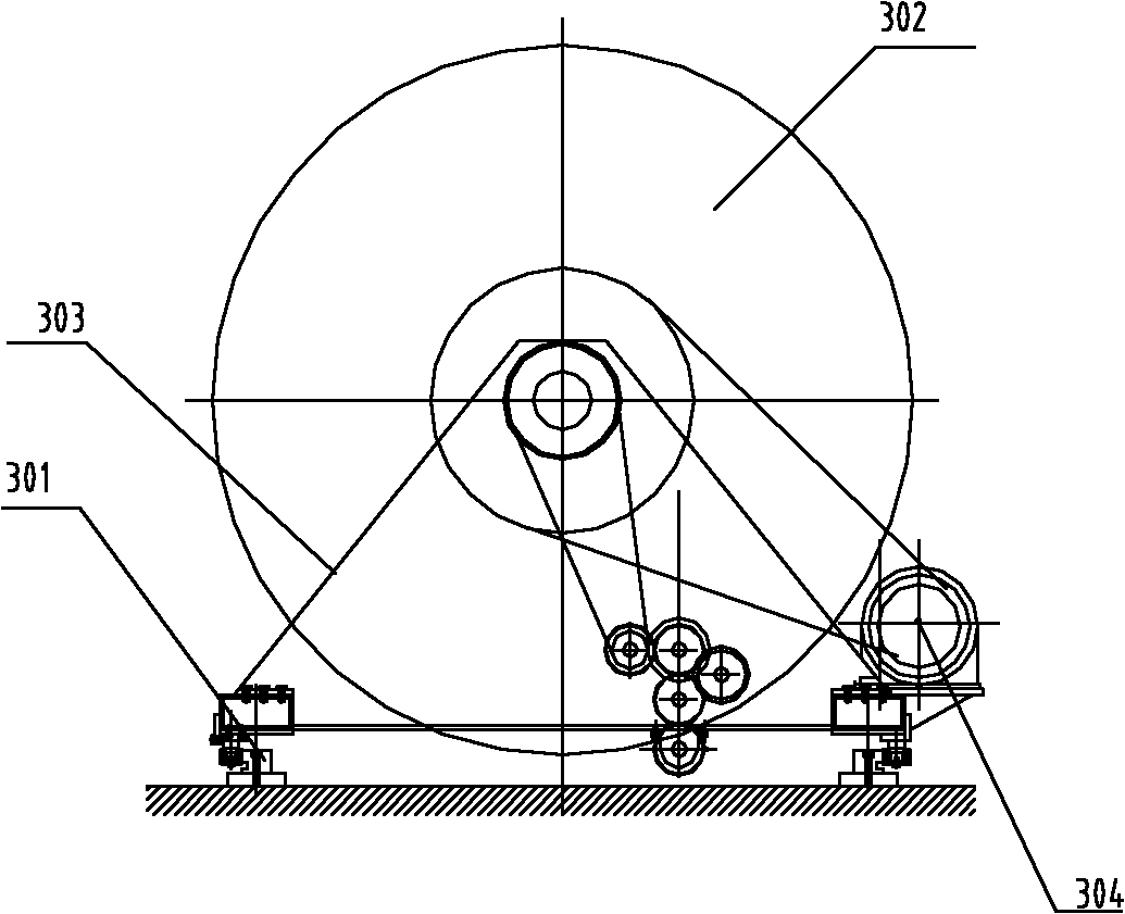 Continuous pipeline tripping device