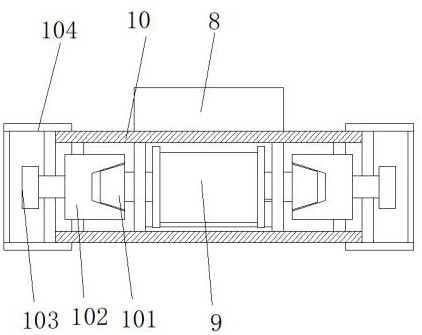 A suspension cable type fire escape device for construction