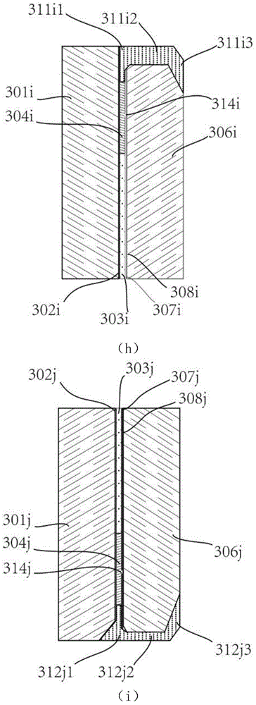 Manufacturing packaging method of electrochromic anti-dazzle device for vehicle