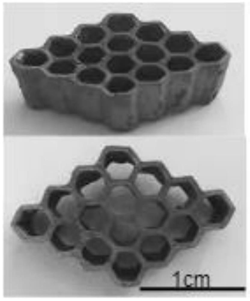 Method for preparing hard alloy with three-dimensional structure through photocuring 3D printing