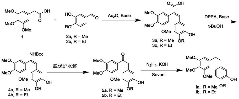 Preparation method of diphenylethane compound