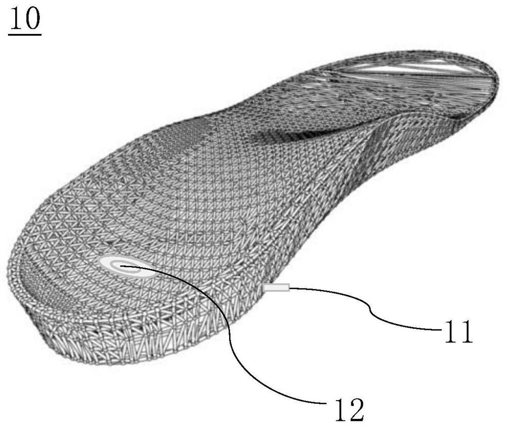 Gait-adaptive porous bio-mechanical regulation insole and shoe
