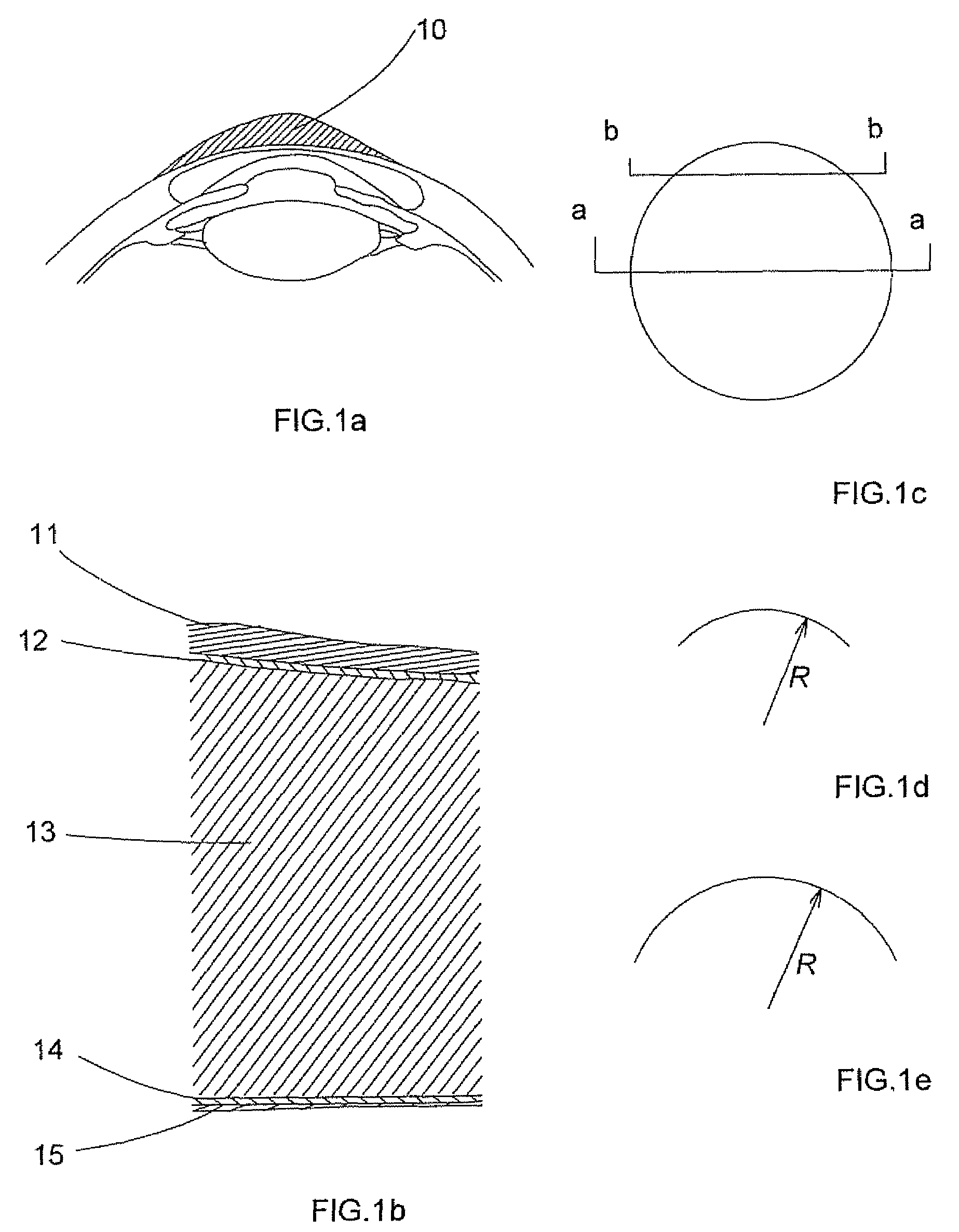 Instrument and method for scrubbing the corneal epithelium
