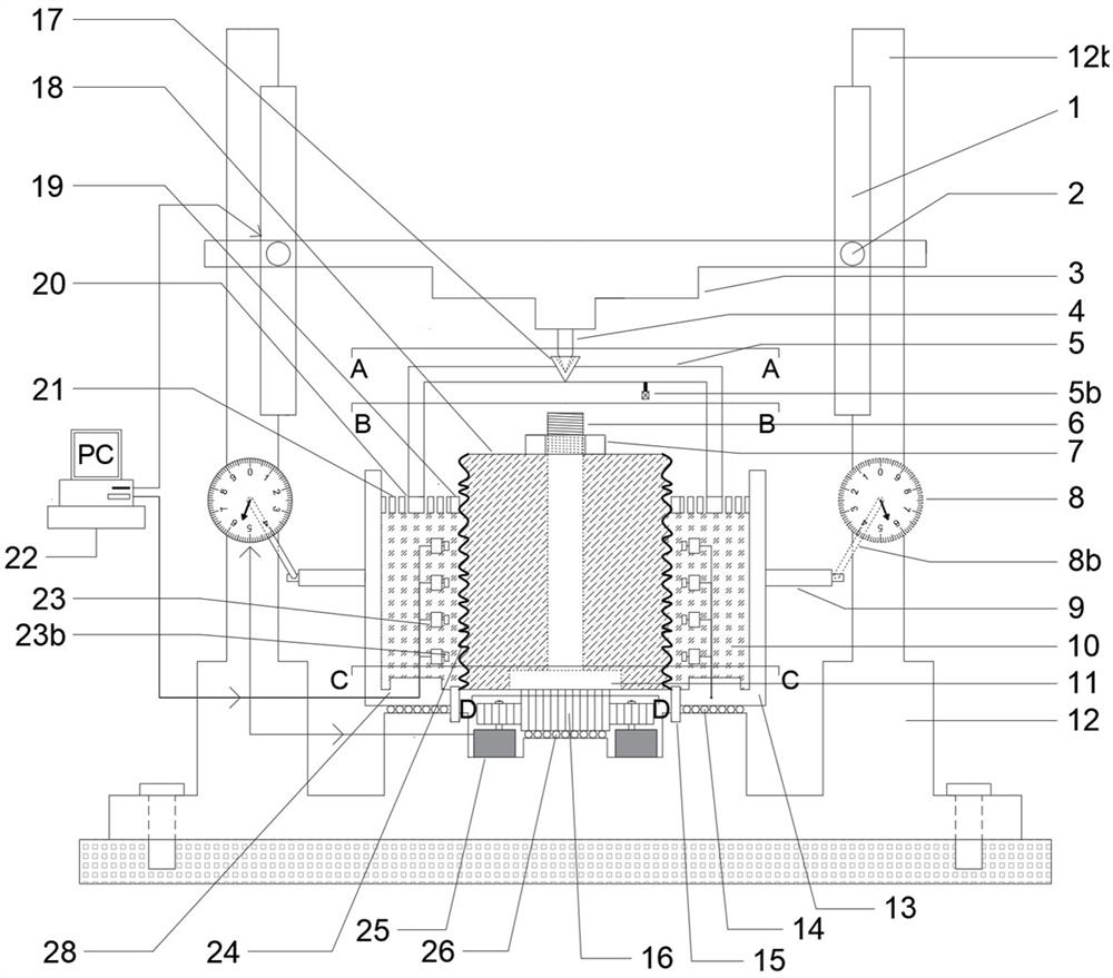 Barrel shear tester for soil-rock contact surface mechanics combined with 3D printing technology