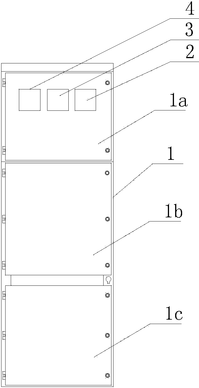 Mobile armored metal-enclosed switch cabinet