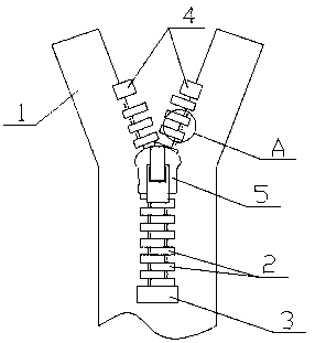 High-strength injection-molded zipper