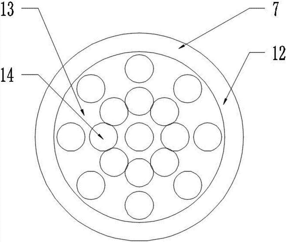 Super-oil-and-wear-resisting cable for electric cars