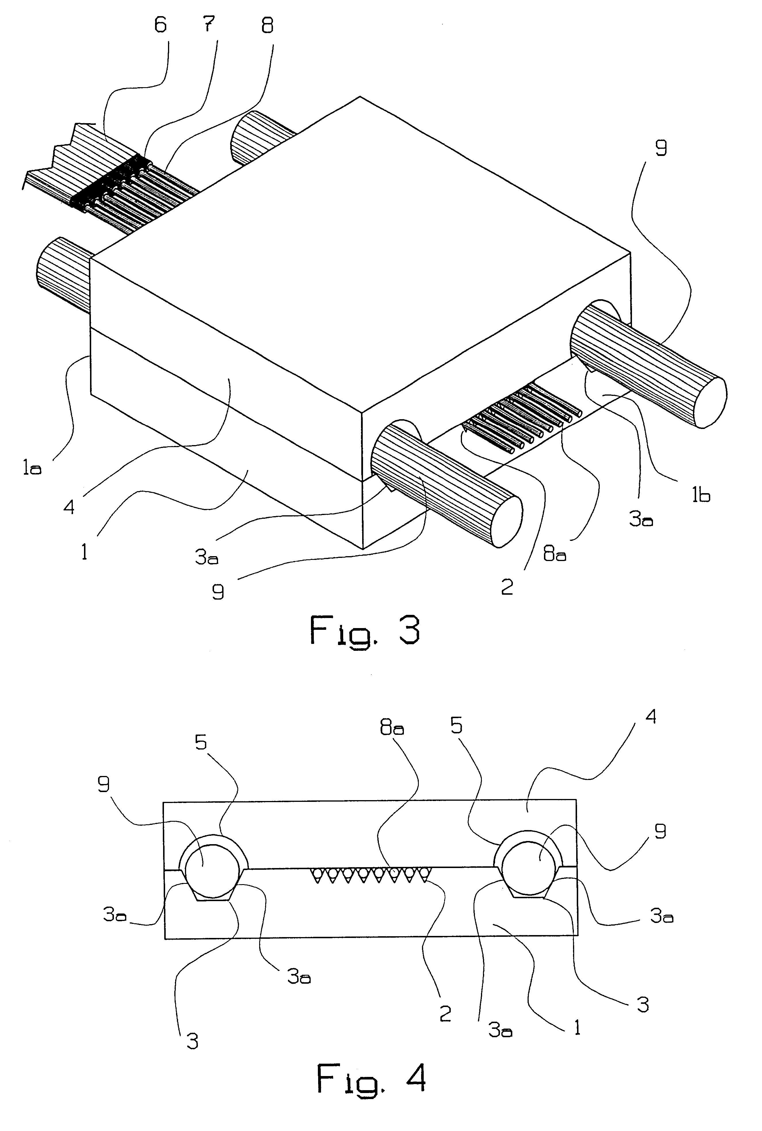 Angled opto-mechanical device