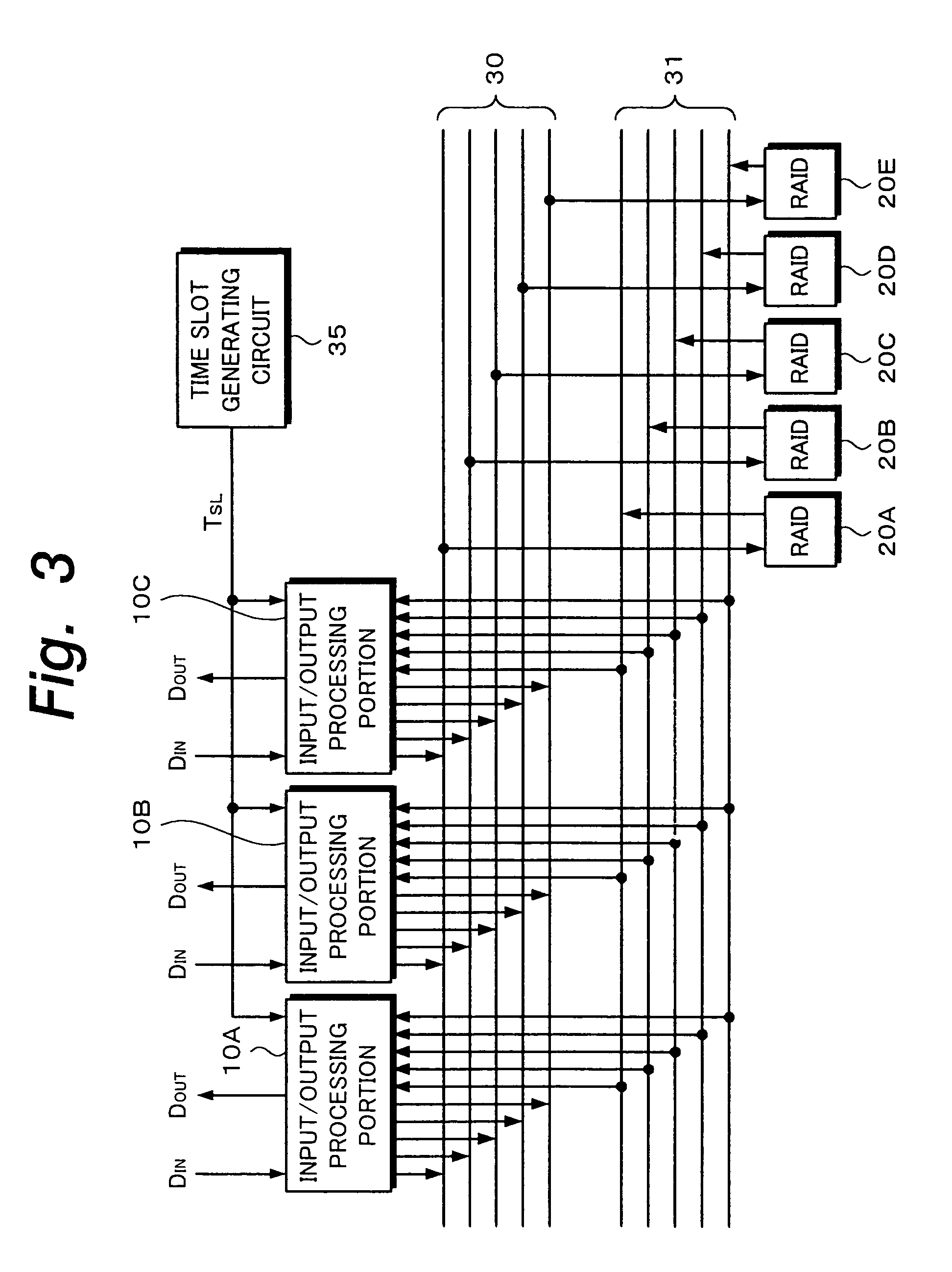 Method and apparatus for storing different types of data on the same storing medium