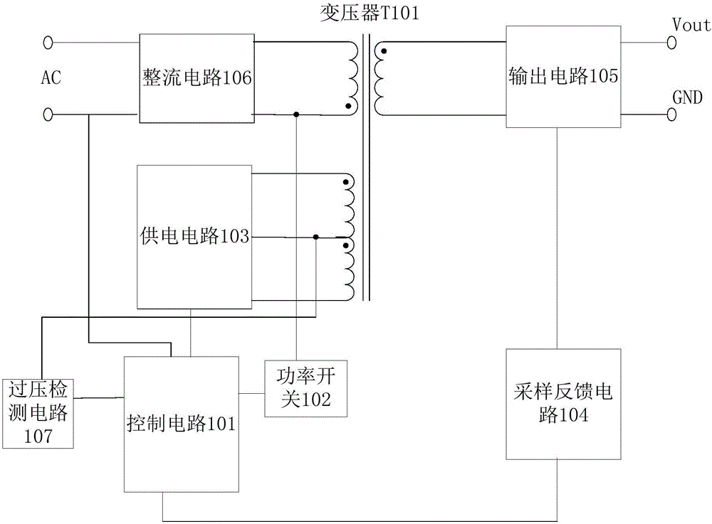 Switching power source control circuit and switching power source