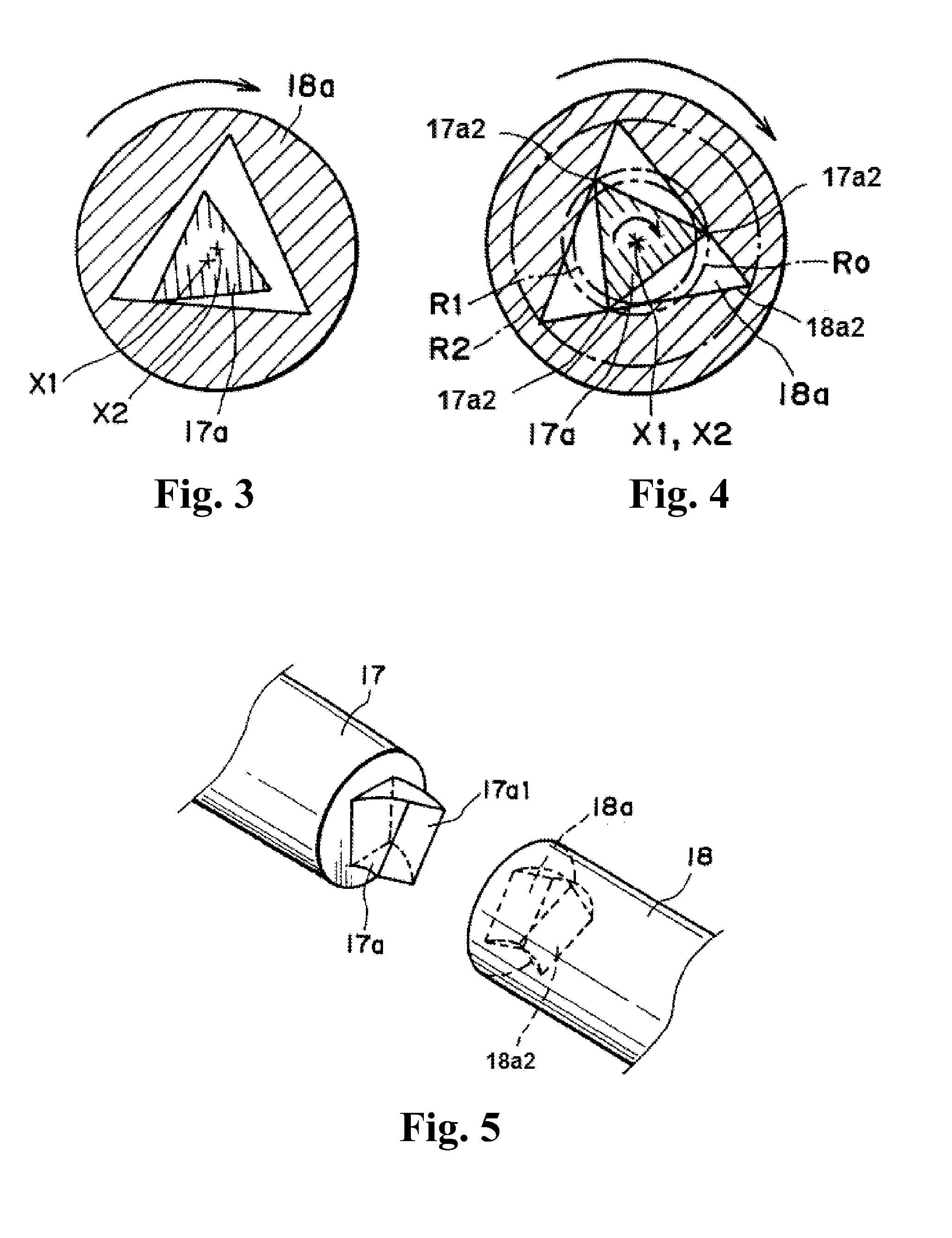 Driving force transmission mechanism and process cartridge containing the same