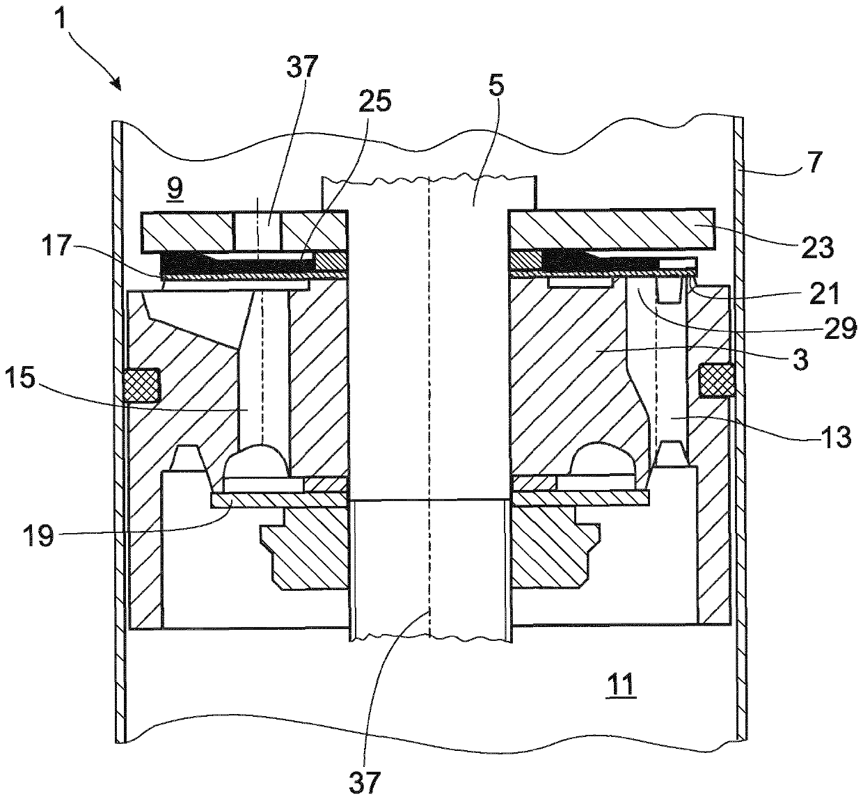 Damping valve for a vibration damper