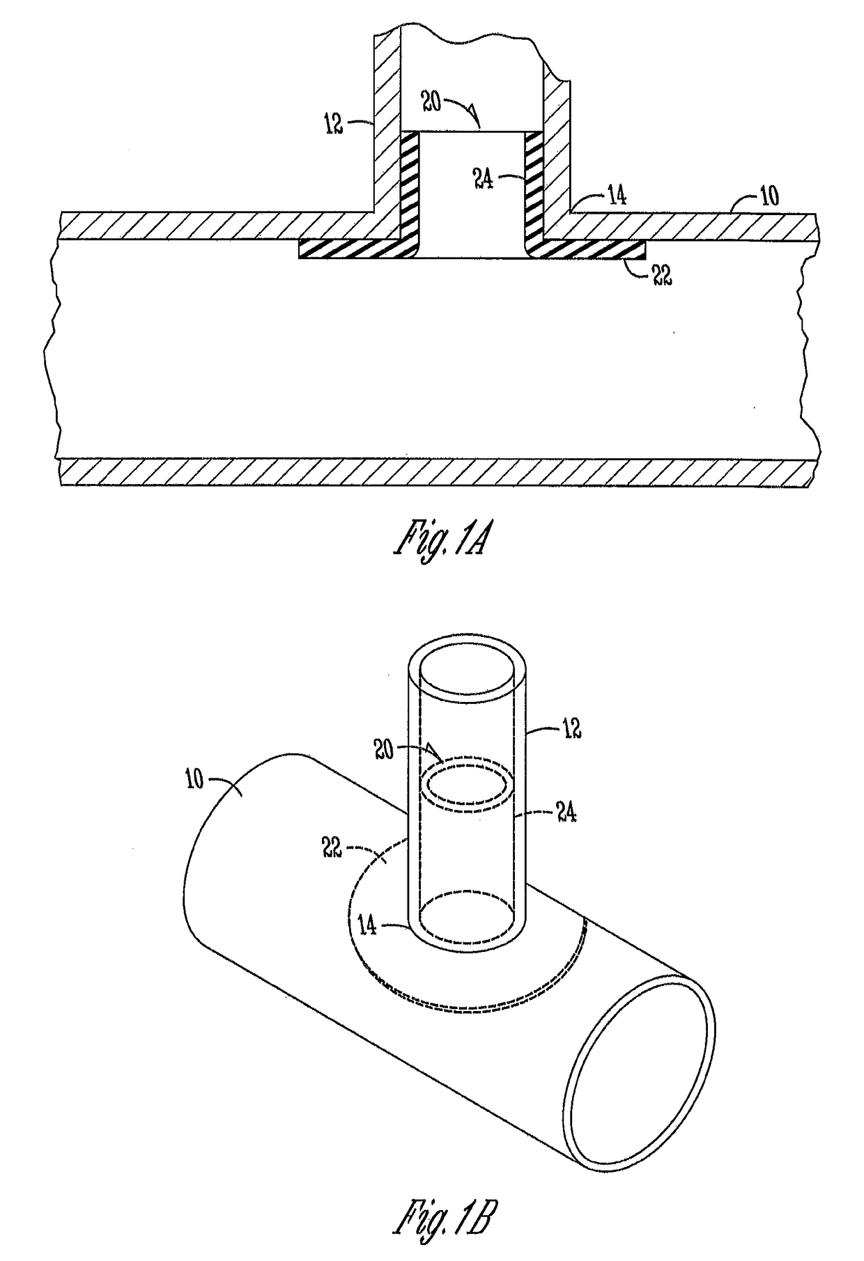 Method and apparatus for repairing a pipe junction