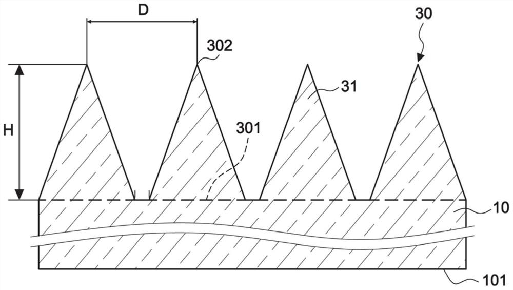 Optical lens with laser-induced periodic surface microstructure