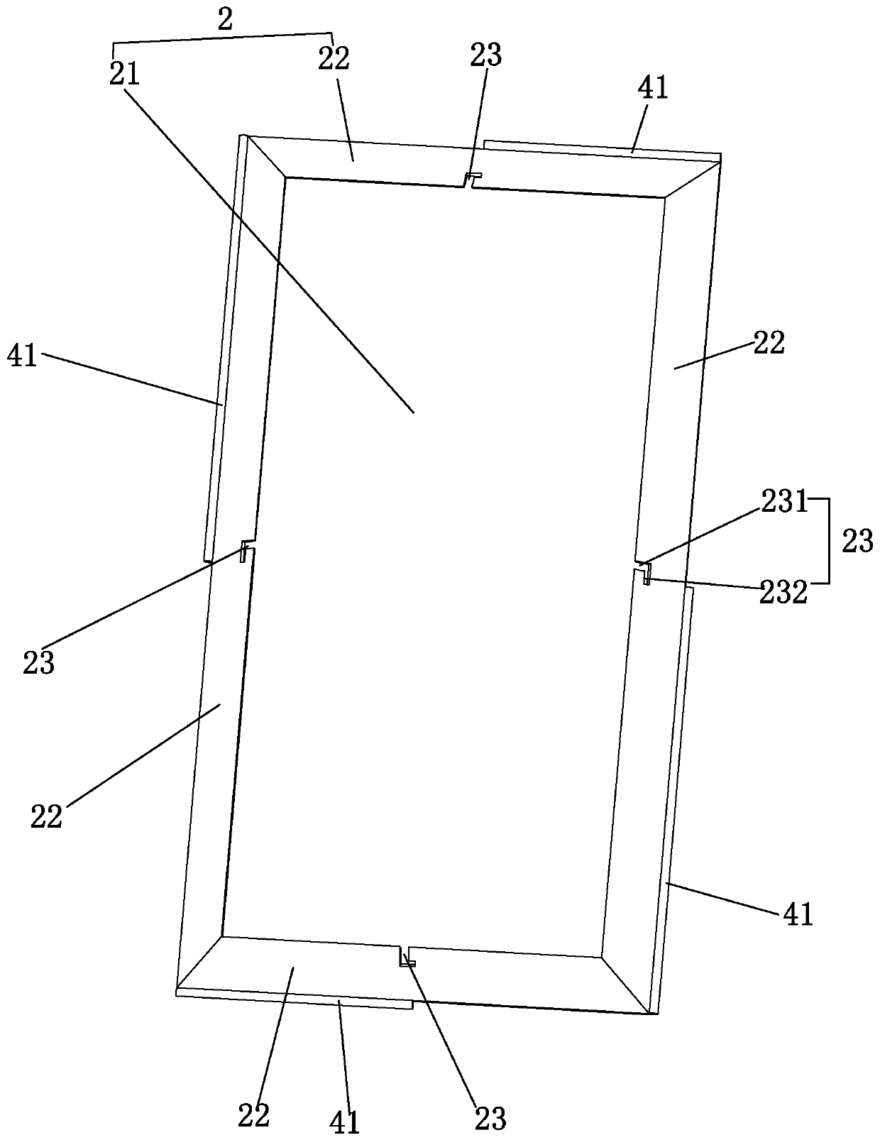 A curved aluminum veneer curtain wall