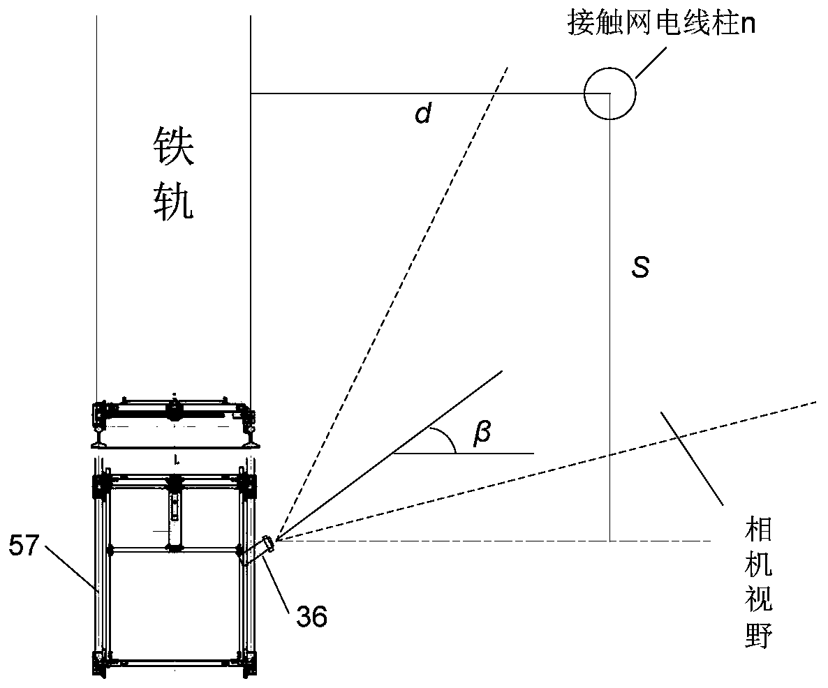 Automatic positioning system and method of railway unmanned inspection vehicle based on image recognition