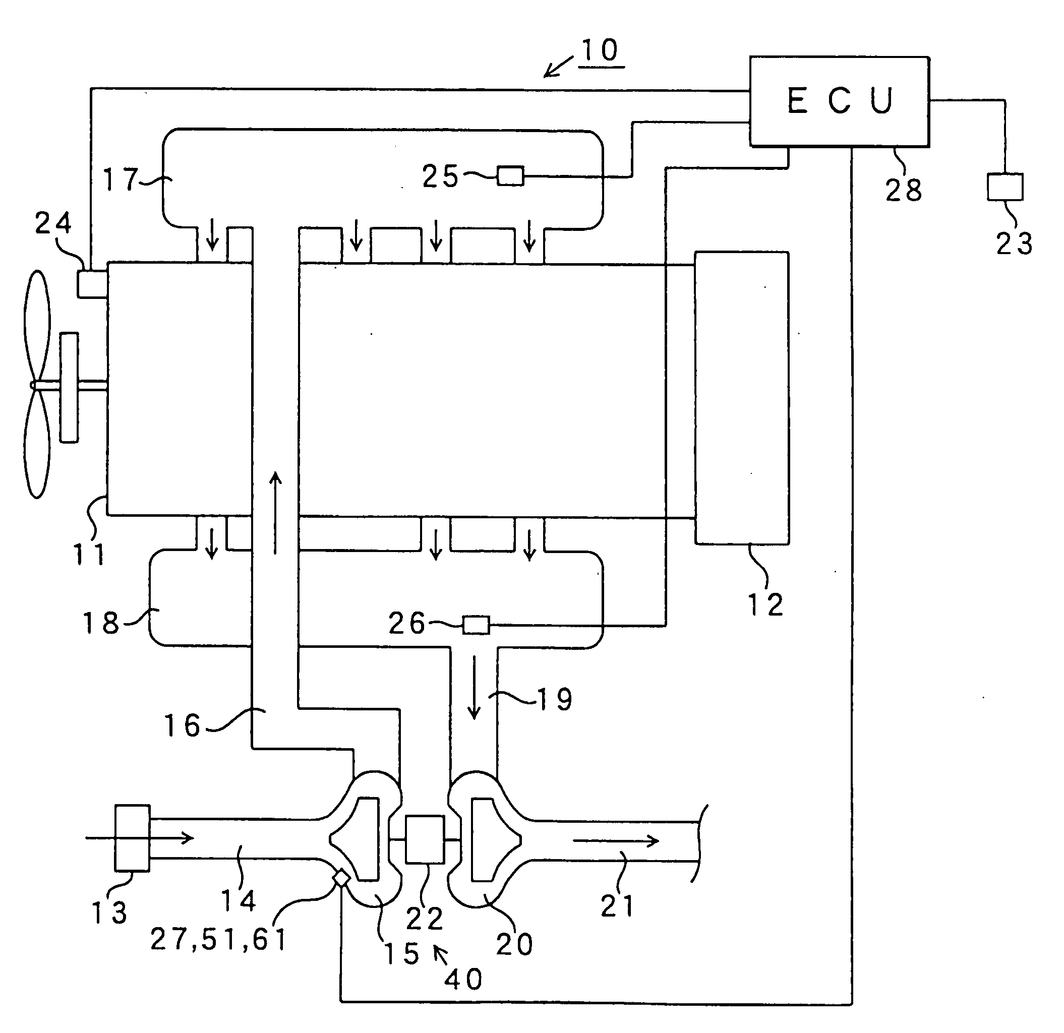 Rotational speed and position detector for supercharger compressor