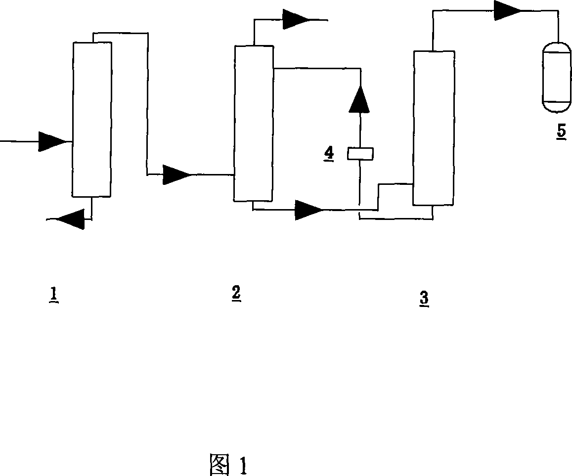 Method for separating trifluoroethylene in tetrafluoroethylene production