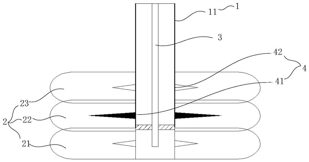 Geothermal system construction method, geothermal system and geothermal acquisition method