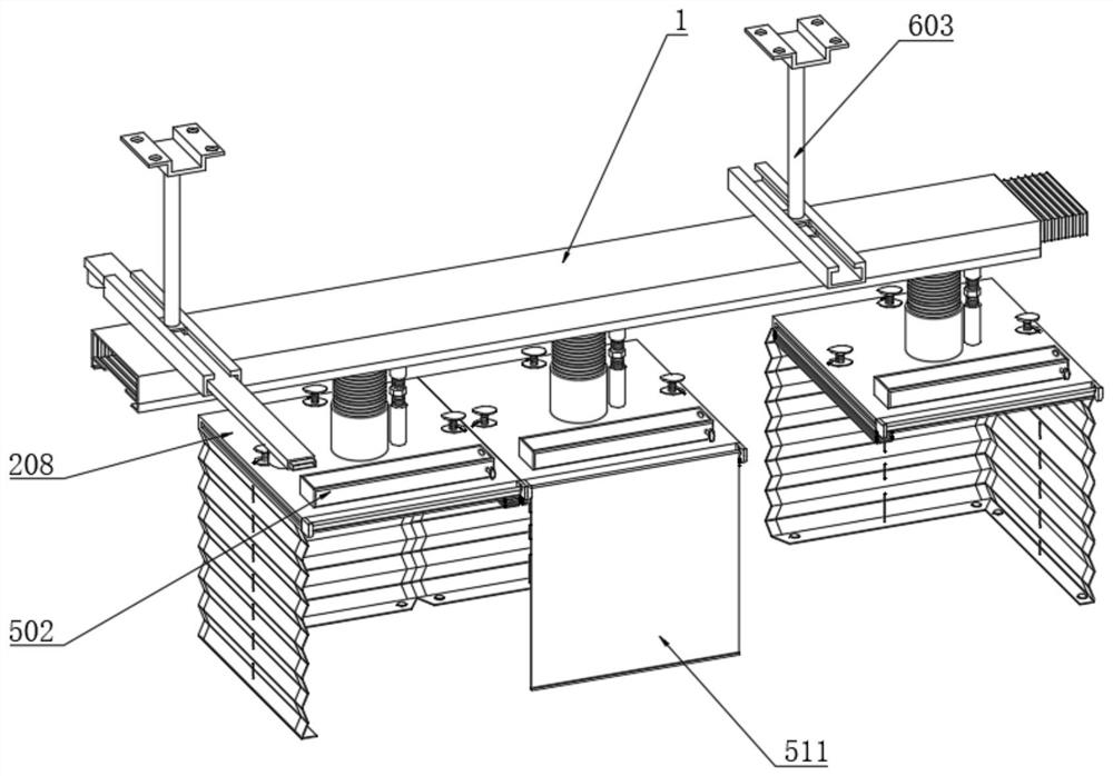 Telescopic ventilation system based on laboratory ventilation