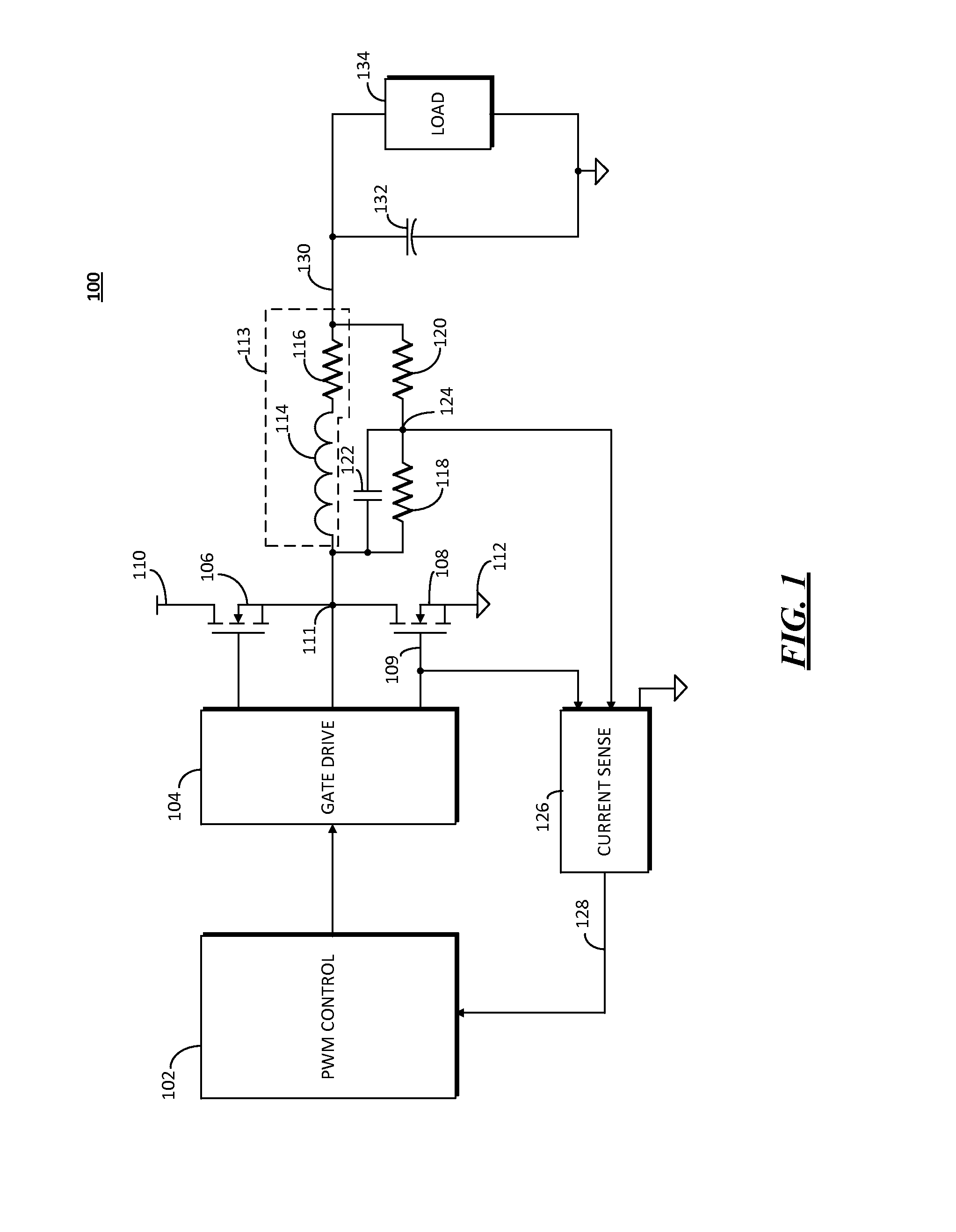 Current sensing circuit for switching power converters