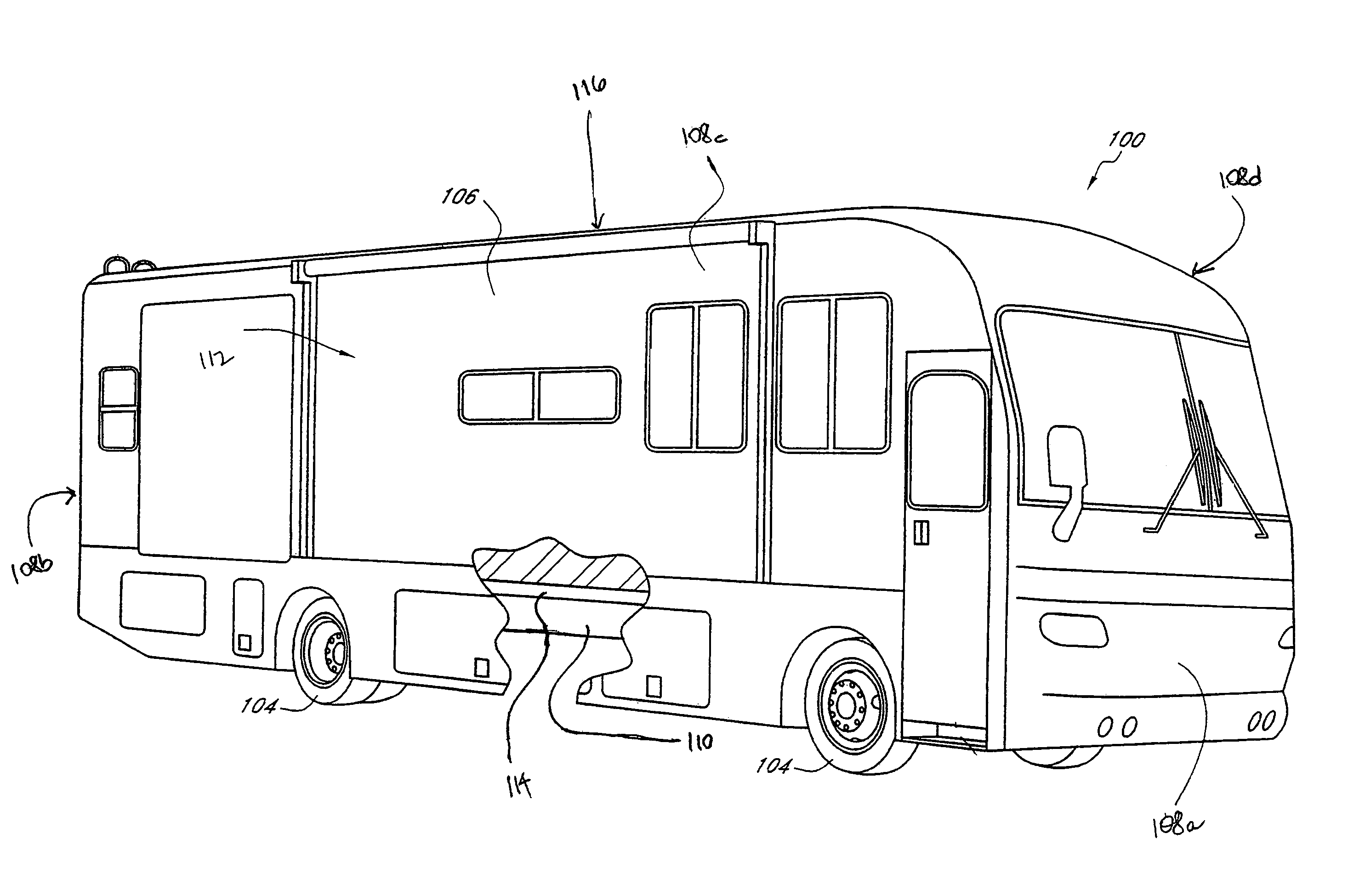 Slide-out mechanism for recreational vehicles